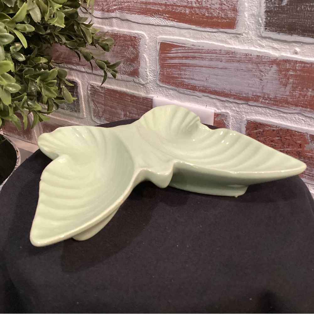 🟢 Vintage Soft Green Butterfly Ashtray - Ceramic Crafted - Many Uses - Unique - Picture 4 of 11